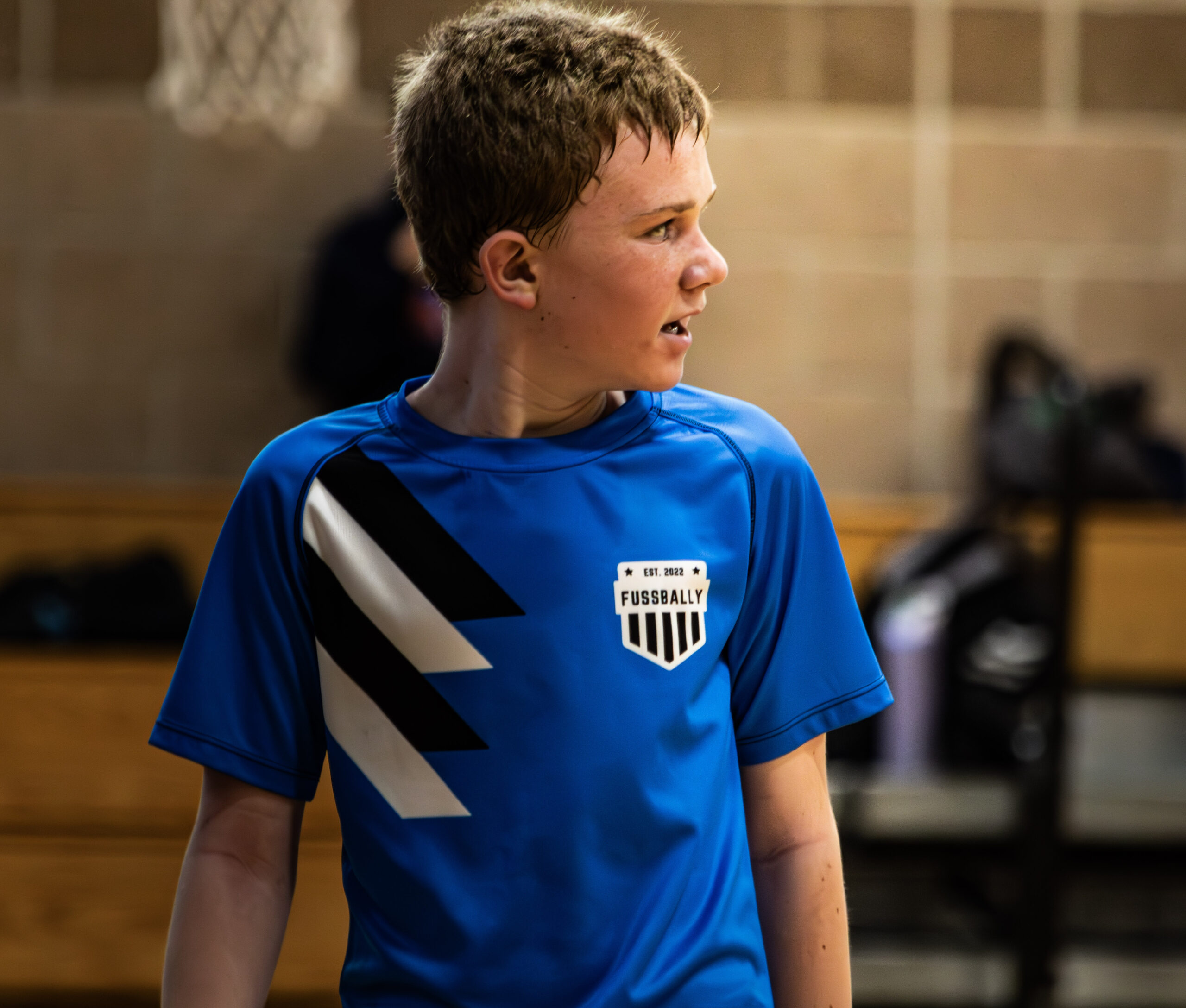 Blue Fussbally Game Jersey